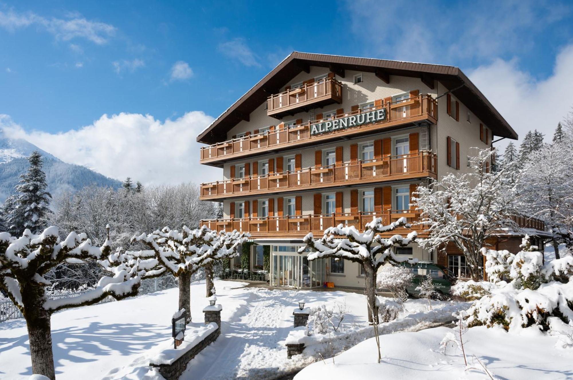 Hotel Alpenruhe - Vintage Design Hotel Wengen Dış mekan fotoğraf